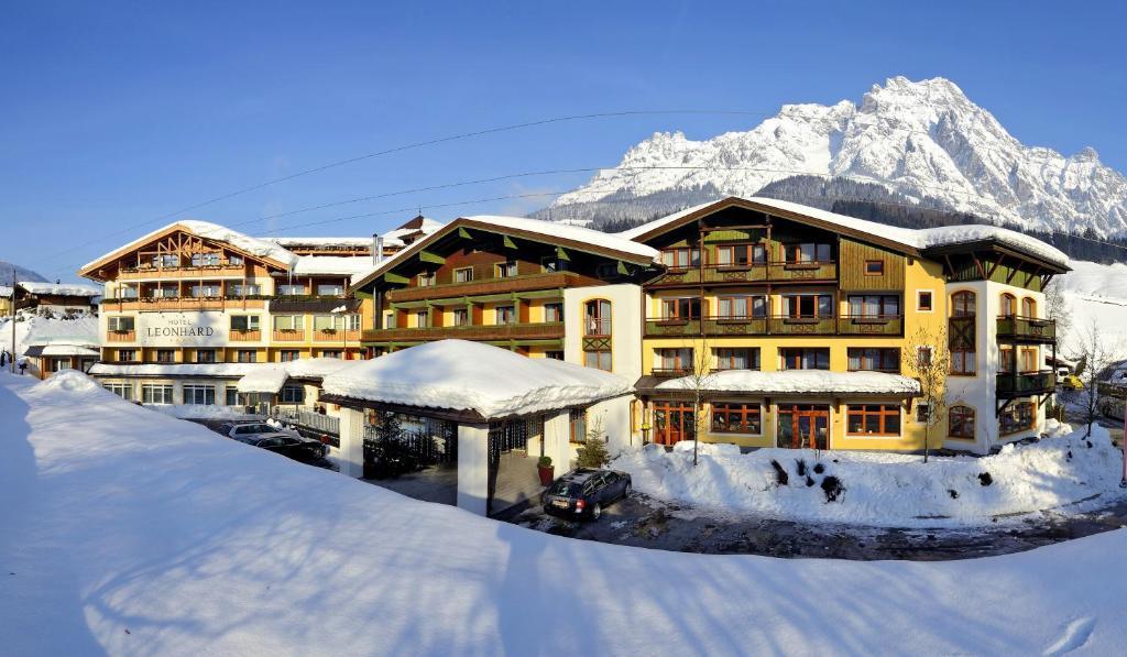 Hotel Leonhard Leogang Exterior foto